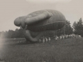 26 juillet 1917 saucisse d'aérostation  à la manoeuvre